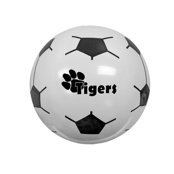 TGB16414-SC 16" Inflatable Soccer Beach Ball With Custom Imprint
